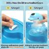 OKPOW Water Table Pump for Toddlers 1-3 - Rechargeable Cordless Waterproof Pump, Universal Fit Kids Water Table & Bath, Hands-Free Steady Flow, Strong Adhesive Pad, 4-Hour Continuous Use view 3