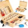 Lehoo Castle Montessori Screwdriver Board Set, Wooden Tool Set for 3 4 5 view 1