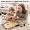 Lehoo Castle Montessori Screwdriver Board Set, Wooden Tool Set for 3 4 5 view 3