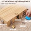Lehoo Castle Montessori Screwdriver Board Set, Wooden Tool Set for 3 4 5 view 4