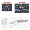Dinosaur Navy Skeleton Print Jigsaw Puzzles for Adults Families 1000 Pieces Educational Game for Girls Boys Toddler Low Difficulty Puzzle Pieces Fit Together Perfectly 29.5" x 19.7" view 3