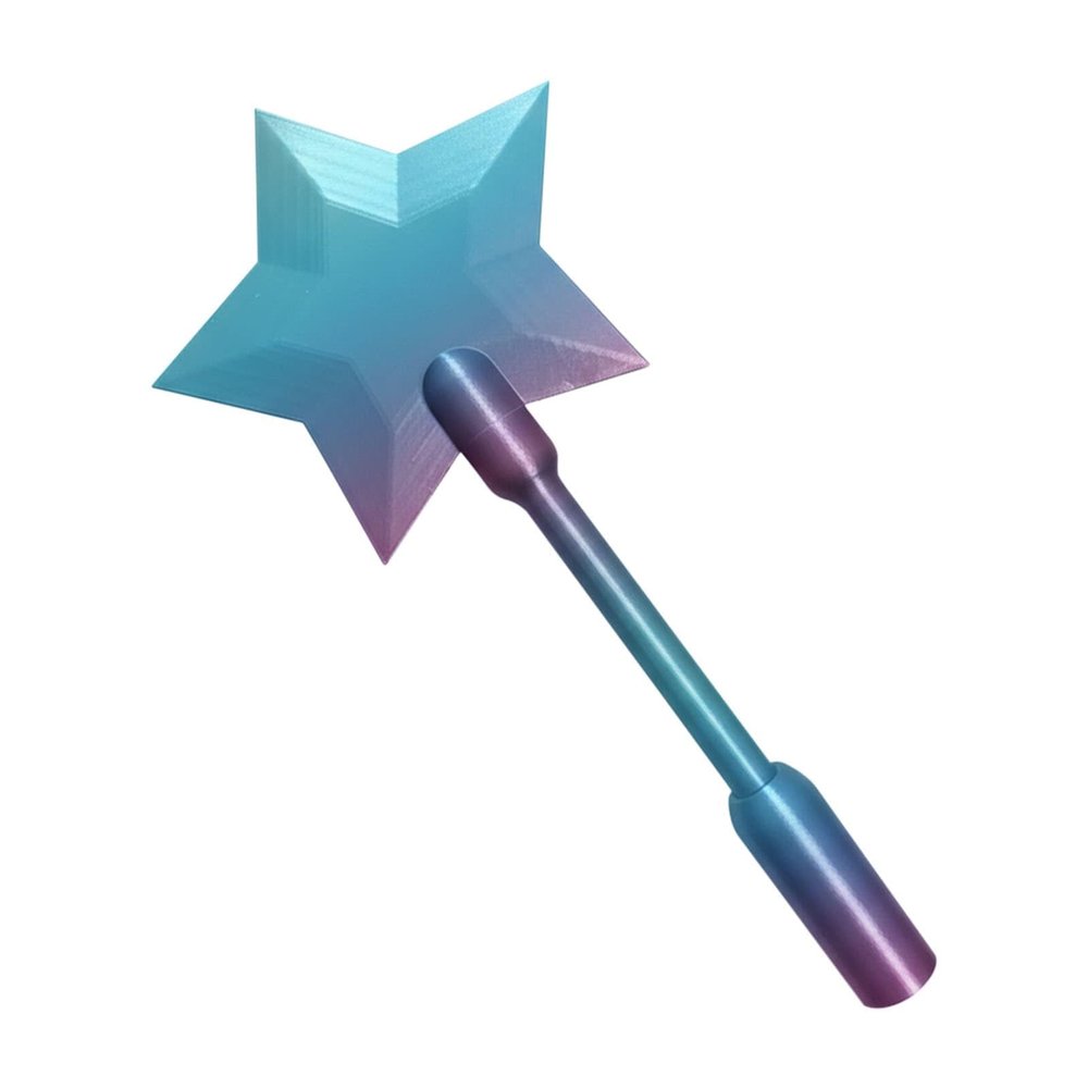 BTDECLAR 3D Printed Wand Tap to Pay, Taps to Pays Wands,Star Magic Wand Contactless Payment Card Holder, Taps-to-Pays Credit Card Wands (Blue)