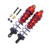 ERYUE 2pcs RC Car Damper Aluminum Alloy Adjustable High Strength Oil for 1/10 RC Car 95mm, Made of aluminum alloy and plastic materials, wear, with high strength, long service life, (Red) view 1