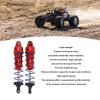 ERYUE 2pcs RC Car Damper Aluminum Alloy Adjustable High Strength Oil for 1/10 RC Car 95mm, Made of aluminum alloy and plastic materials, wear, with high strength, long service life, (Red) view 2