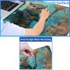 24" x 14" Zoned TCG Playmat, Non Slip Rubber MTG Game Mat, Sea Sloth view 3