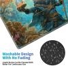 24" x 14" Zoned TCG Playmat, Non Slip Rubber MTG Game Mat, Sea Sloth view 4