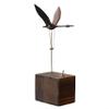 Natural Wonders Wooden Motion Sculpture Collection (Featuring Manta Ray Mechanical Sculpture, Swan Moving Art, and Narwhal Motion Art) (Black swan) view 2