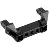 Aluminium Alloy Rear Bumper Mount for - 4 RC Crawler Car, CNC - Machined Servo Bumper Bracket with Anodized Finish, Durable and Easy to Install (F8237BL Black) view 1