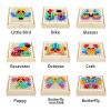 ANPEAC Wooden Montessori Toys,Wooden Educational Toy Xylophone Shape Sorter,Wooden Musical Activity for Preschool Kids Ages 36+ Months view 3