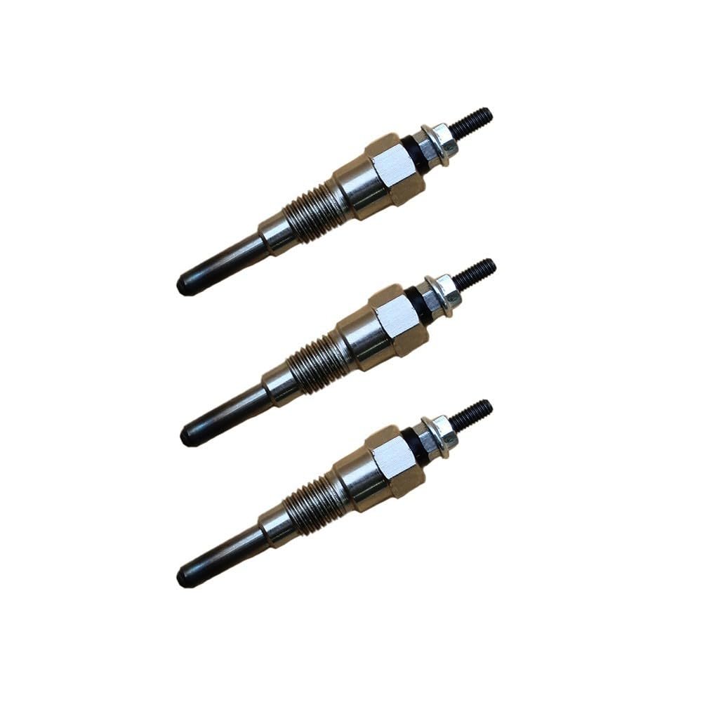 3 GLOW PLUGS Replacement for John Deere Replacement for JD 15 EXCAVATOR 2210 4010 4100 4110 670 770