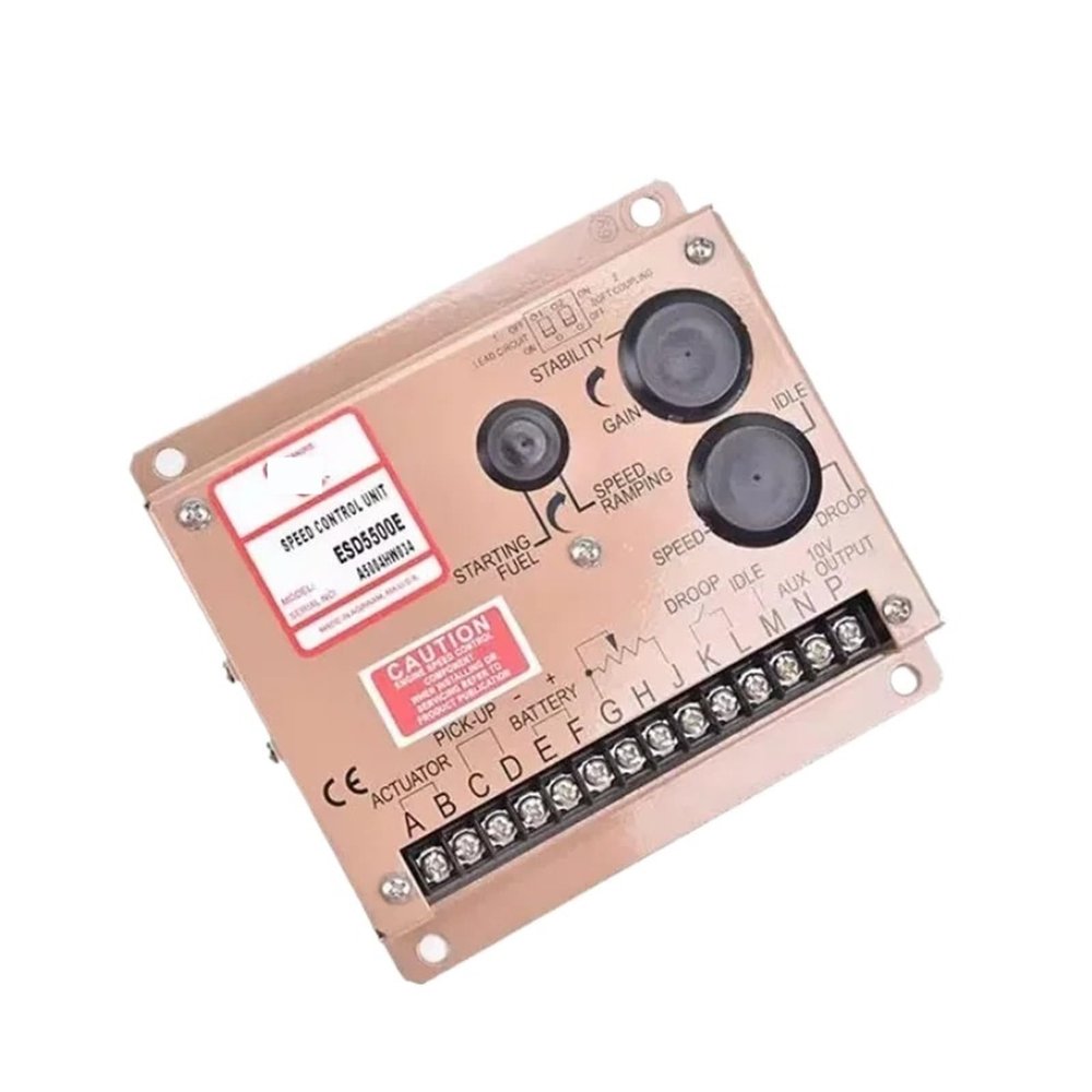 1pcs ESD5500E Dual Capacitor Genset Controller Engine Speed Regulator ESD 5500e(ESD5500E Copy)