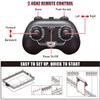 Mostop Remote Control Battle Robots Arena Set, Electronic Soccer Robot Board Game Set for Kids, 2-Player Mini Foosball Table Game, RC Fighting Robots STEM Toy Soccer Gift for Kids 8-12 Boys Girls view 4