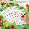 Hoolerry 30 Pcs Scavenger Hunt for Kids Road Trip Game Car Spring Summer Wedding Scavenger Hunt Cards Travel Activities Camping Games Outdoor Indoor Seek Activity for Kids Adults (Easter) view 3