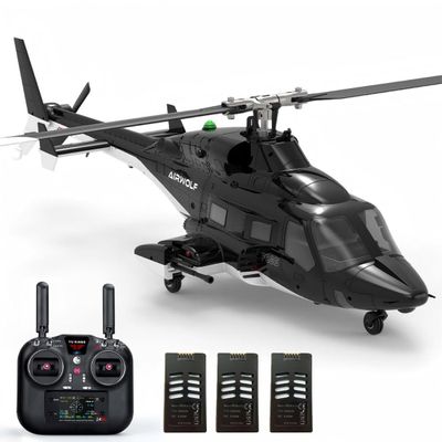 Advanced RC Helicopter for Experienced Pilots, YU Xiang F02S RC Helicopter with Assisted Flight Stabilization, Dual Brushless Hobby Helicopter (Non-Beginner)