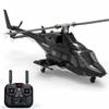 Advanced RC Helicopter for Experienced Pilots, YU Xiang F02S RC Helicopter with Assisted Flight Stabilization, Dual Brushless Hobby Helicopter (Non-Beginner) view 2