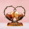 Acntrhm Valentine's Day Acrylic Ornaments, Personalized Acrylic Heart-Shaped Ornaments, Customized Couple Name Acrylic Ornaments, Valentine's Day Gifts, Bedroom Decorations. (Acrylic-3) view 1
