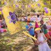 1 Set Purple Sun Princess Birthday Decorations Purple and Gold Princess Piata Party Supplies Hanging Piata with Blindfold and Bat for Birthday Party Baby Showers Game Decorations Wedding Photo Props view 4