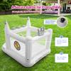 Easyair Inflatable Bounce House for Kids, PVC Small Bouncy Castle Outdoor with Basketball Hoop, Ball Pit, Rings, Target Game, Jumping, Pump Included view 3