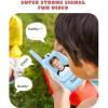Rechargeable Video Walkie Talkies for Kids, Video Walkie-Talkie Toy Set, Clear Talk Videos Play, Stable Signal, Rechargeable & Eco-Friendly, Single-Channel Encrypted Connection (Blue-4) view 3