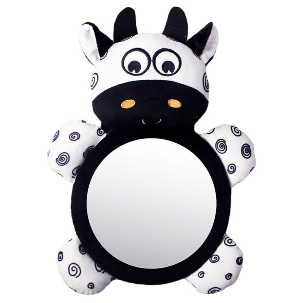 VICASKY Back Mirror Rear Facing Car Mirror with Wide View Black and White for Car Seats