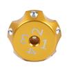 Cninba13 1 Pc Rear Shock Suspension Setting Adjuster Decoration Cap Suspension Nut Cover Aluminum Golden For Can Am Ryker 600 900 Rally Edition Sport Ace 19+ Models Accessories view 2