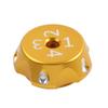 Cninba13 1 Pc Rear Shock Suspension Setting Adjuster Decoration Cap Suspension Nut Cover Aluminum Golden For Can Am Ryker 600 900 Rally Edition Sport Ace 19+ Models Accessories view 3