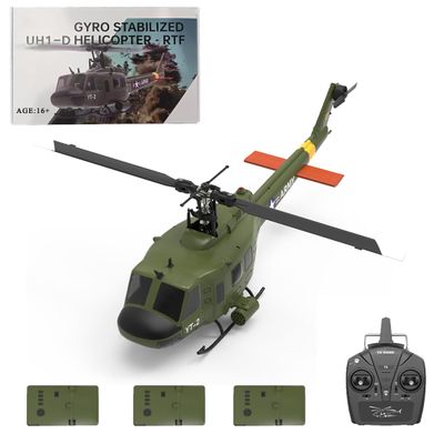 Advanced RC Helicopter for Experienced Pilots, YU Xiang F07 1:34 Scale RC Helicopter with Brushless Direct-Drive & Assisted Flight Stabilization, 6-Channel Hobby Helicopter