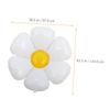 TINEASUR Daisy Balloons Foil Party Balloons 10pcs Set Large Medium Small Sizes White Floral Decorations for Birthday Shower Wedding Celebration view 2