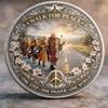 2026 Peace Mission Journey Commemorative Coin, A Timeless Tribute to The Historic 2,300-Mile Pilgrimage of Compassion, Collectible Proof Finish Coin, Honoring Monk & Dog Companionship (10 pcs,Grey 1) view 3