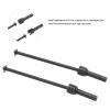 1 Pack CVD Drive Shaft Universal Metal Rear Drive Shaft Set for YK 4012 4013 4082 RC Vehicles, Steel Dogbone Driveshaft Replacement for Remote Control Cars view 3