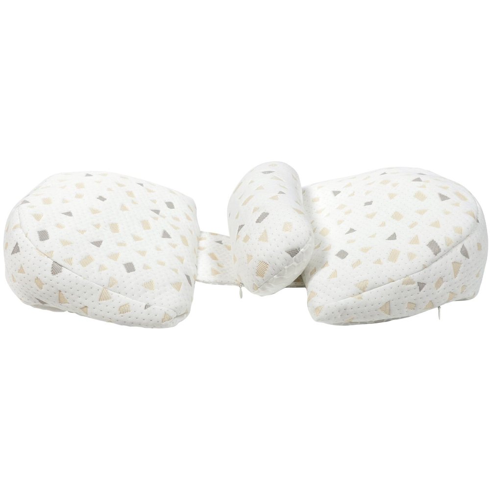 TOBBOMEY U-Shaped Maternity Pillow Lumbar Cushion for Pregnant Women Adjustable Belly Support Pillow for Sleeping and Side Lying Grey Back Cushion for Pregnancy Comfort