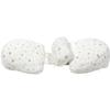 TOBBOMEY U-Shaped Maternity Pillow Lumbar Cushion for Pregnant Women Adjustable Belly Support Pillow for Sleeping and Side Lying Grey Back Cushion for Pregnancy Comfort view 1