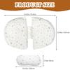 TOBBOMEY U-Shaped Maternity Pillow Lumbar Cushion for Pregnant Women Adjustable Belly Support Pillow for Sleeping and Side Lying Grey Back Cushion for Pregnancy Comfort view 2
