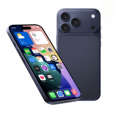Fake Phone Dummy PropPhone, BlackScreen Decoy PhonePear PhoneNon-Working Phone17Pro Max 17Air , Display Phones Look Like Real Phonepro max 17 (17Pro,Deep Blue,Vibrant Color Screen) Prop Mobile Phone