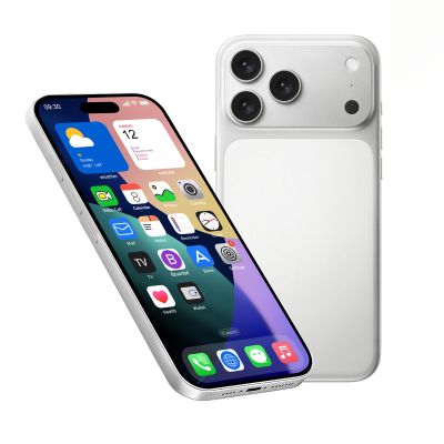 Fake Phone Dummy PropPhone, BlackScreen Decoy PhonePear PhoneNon-Working Phone17Pro Max 17Air , Display Phones Look Like Real Phonepro max 17 (17Pro,White,Vibrant Color Screen) Prop Mobile Phone