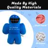 Adenzai Forsaken Chance Giant Blue Plush Toy Soft Giant Character Plush Stuffed Animal, Cute Blue Chance Collectible Plushie Gift for Kids and Gamers view 3