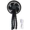 Abaodam Portable Mini Stroller Fan for Babies, Silent Rechargeable Tripod Fan with Flexible Mount, Outdoor Cooling Air Cooler for Travel and Office Use view 1