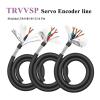 1Meter/pc TRVVSP High Flexibility Drag Chain Cable For Robot 2/4/6/8/10/12/16Pins Twisted Pair Shielded Servo Encoder Wire Line(2Pin,0.5 Square) view 3