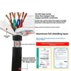 1Meter/pc TRVVSP High Flexibility Drag Chain Cable For Robot 2/4/6/8/10/12/16Pins Twisted Pair Shielded Servo Encoder Wire Line(12Pin,0.5 Square) view 4