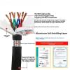 1Meter/pc TRVVSP High Flexibility Drag Chain Cable For Robot 2/4/6/8/10/12/16Pins Twisted Pair Shielded Servo Encoder Wire Line(2Pin,0.3 Square) view 4