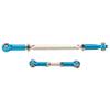 9 pcs Aluminum Alloy Tie Rod Set for WL Toys 1/10 K949 RC Car, Precision CNC Machined Replacement Steering Linkage with High Strength and Durability for RC Model Repair (Blue K949-015B) view 4