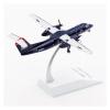 1 200 for Bombardier Dash 8 DASH8 8Q300 Q300 N337EN Airplane Aircraft Plane Diecast Alloy Model Aviation Enthusiasts view 3