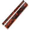 Tortoise Shell Acrylic Mahjong Rack Set with Fully Detachable Magnetic Pushers, Tortoise Shell Rack & Pusher Set, Modern American Majiang Tile Holders, 17.5 Inch Length, Glossy Finish (#a,1PC) view 2