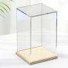 10 20 30 40 50 60 cm Tall Acrylic Display Case, Clear Memory Box for Dried Flowers/ Kids Room/ Birthday/ Wedding Souvenir, Stackable Show Cases Organizer(L23.6xW23.6xH21.7in/60x60x55cm) view 1