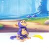 3D Printed Articulated Monkey Fidget Toy, 1pc Articulated Posable Hangable Monkey, Stands on Its Own for Fun Poses and Display - AM001-SMALL-ASS (Purple) view 2