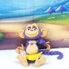 3D Printed Articulated Monkey Fidget Toy, 1pc Articulated Posable Hangable Monkey, Stands on Its Own for Fun Poses and Display - AM001-SMALL-ASS (Purple) view 4