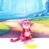 3D Printed Articulated Monkey Fidget Toy, 1pc Articulated Posable Hangable Monkey, Stands on Its Own for Fun Poses and Display - AM001-SMALL-ASS (Pink) view 1