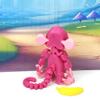 3D Printed Articulated Monkey Fidget Toy, 1pc Articulated Posable Hangable Monkey, Stands on Its Own for Fun Poses and Display - AM001-SMALL-ASS (Pink) view 2