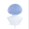 CHROMANTRA Anime Re:Zero Rem Cosplay Wig, Short Blue Twin Tails with Bangs, Synthetic Heat Resistant Hair for Halloween Party, Includes Wig Cap view 2
