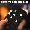 3D Printed Creative Mechanical Dice Spinner, Spinner Dice & Mechanical Dice Fidget Toy, Portable Stress Toy for Anxiety Relief, Game Props for Dice Board Game (Black, One) view 2